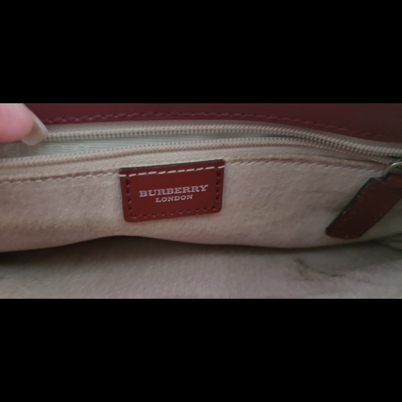 Authentic Burberry Tote - Small gently used - Picture 1 of 2
